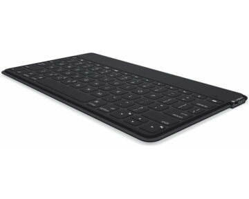 Refurbished Logitech Keys To Go Uk Qwerty Bluetooth Keyboard Black For Ipad Randapparatuur