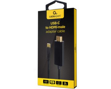 Cablexpert Usb C To Hdmi Male Adapter Cable 2M Kabel