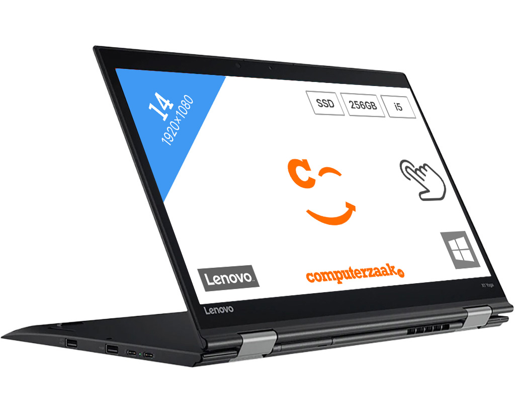 Refurbished Lenovo Thinkpad X1 Yoga Gen 3 Zonder Microfoon Laptop