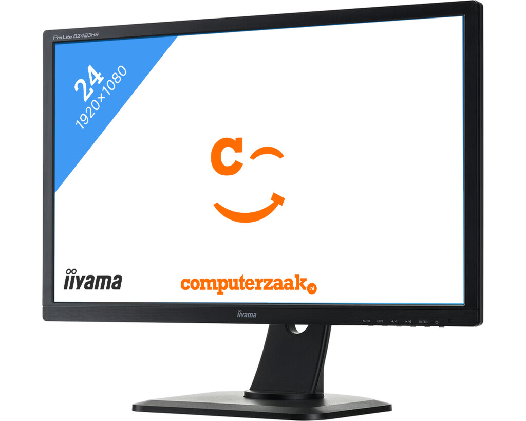 Refurbished Iiyama Prolite B2483hs Scherm