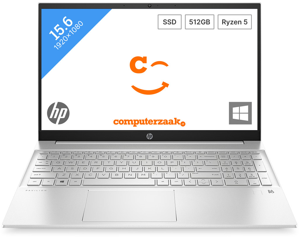 Refurbished Hp Pavilion 15 Eh10073nb Azerty Laptop