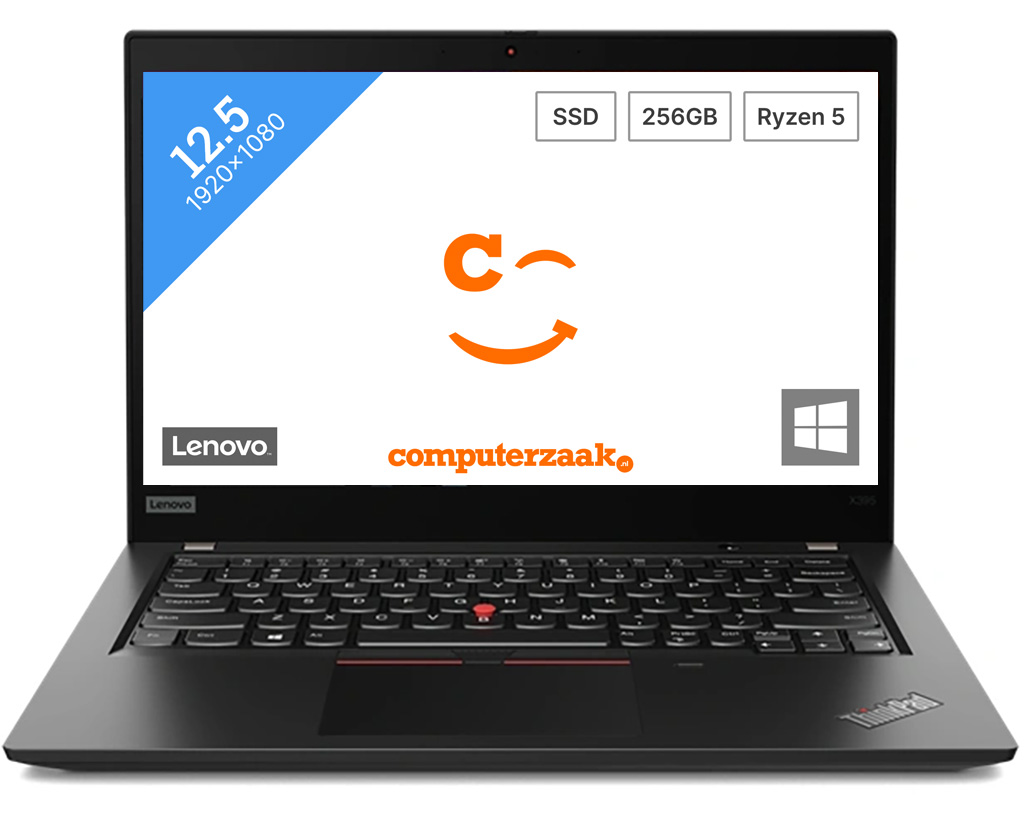 【LTE/1TB】ThinkPad X395 / Ryzen5 / 8GB / Lenovo ThinkPad X395 laptop - Refurbished Lenovo laptop