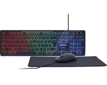 Gembird 3 In 1 Backlight Desktop Set Randapparatuur