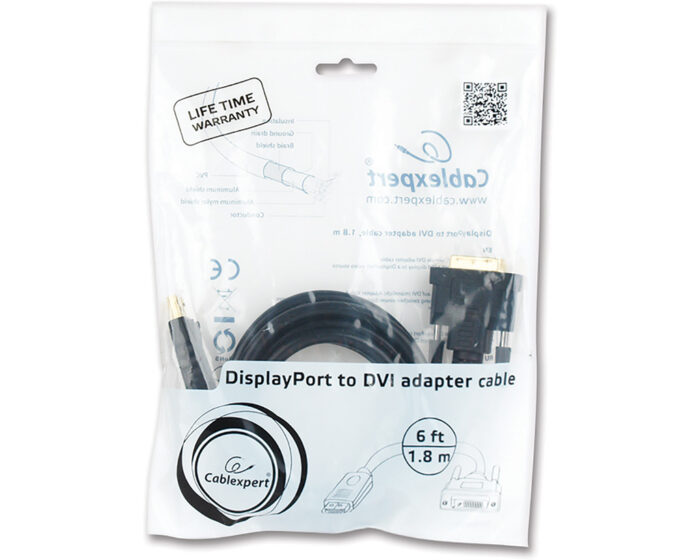 Displayport naar DVI kabel 1.8 meter - Afbeelding 3