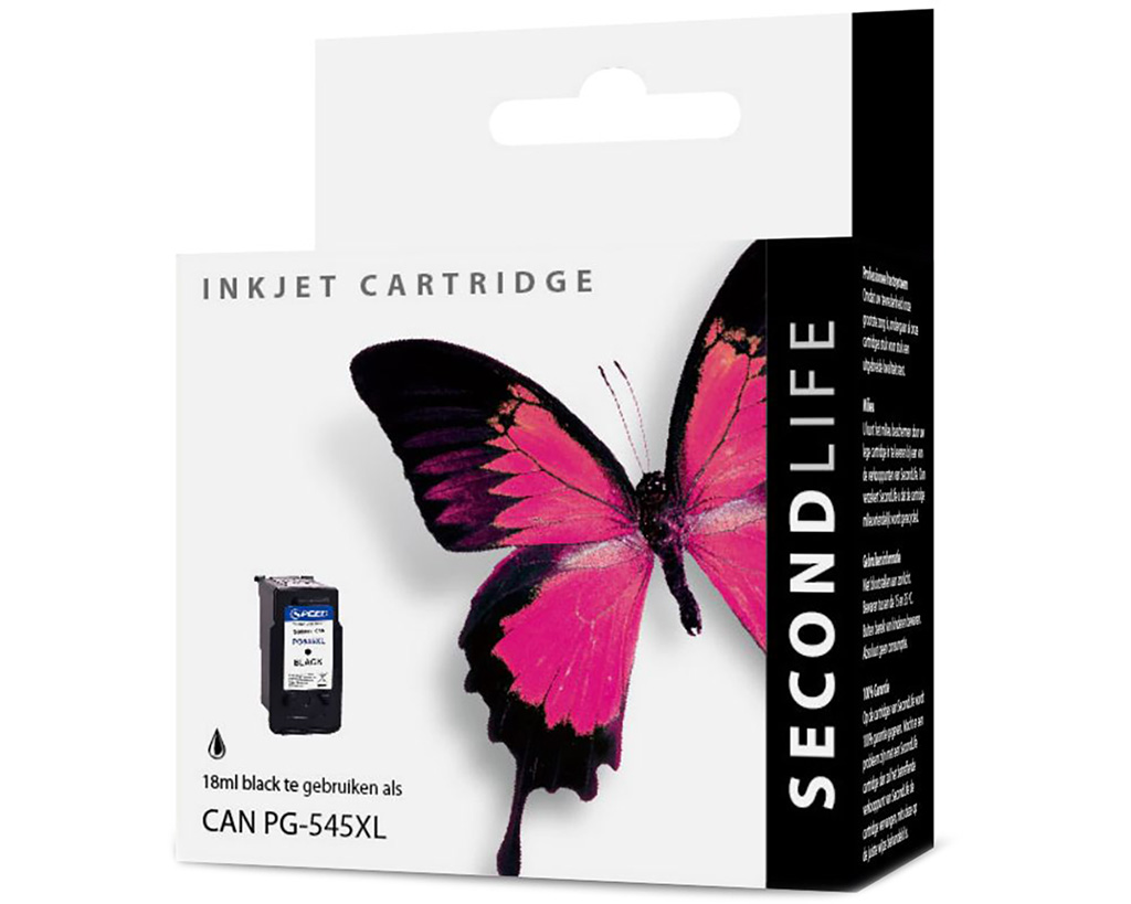 Secondlife Canon Pg 545 Xl Zwart Inktcartridge