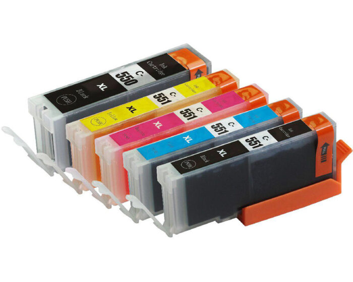 Secondlife Canon Multipack 550 551 Series Zwart Inktcartridge