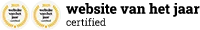 Website van het jaar 2025 en 2026 logo